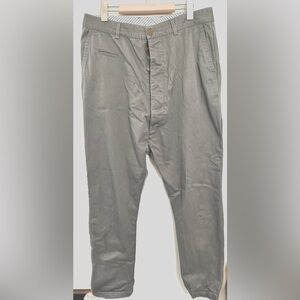 VIVIENNE WESTWOOD MAN grey workwear chinos.